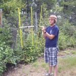 Nick/K1MAZ lining up the beam on another 2 meter contact!