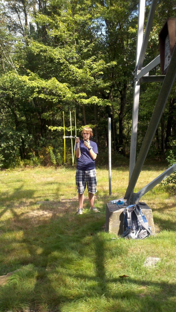 Nick on the hunt for another 2 meter contact